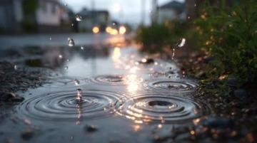 雨水带来凉爽天气,适合外出逛街