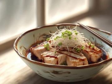 以下是一道原创改良版粉蒸肉食谱,以茶香解腻、果香增鲜为特色