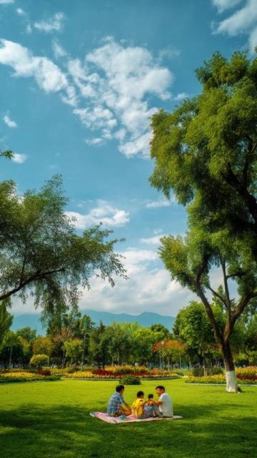 实况记录云端花园的春日盛景：杜鹃花海、亲子活动与自然之美