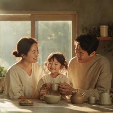 谢浩男妈妈许健华成功回归,带小女儿上学,还展示厨房神器