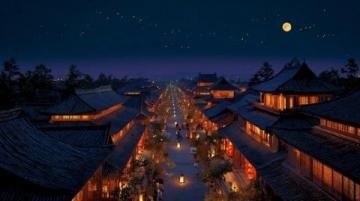襄阳夜色下的古城秘韵