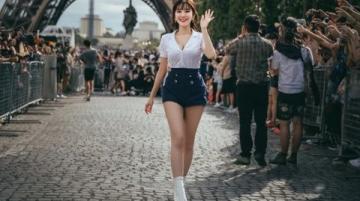 离了个大谱!近日,一女孩来到法国巴黎旅游,结果在景点旁竟然看到了煎饼果子