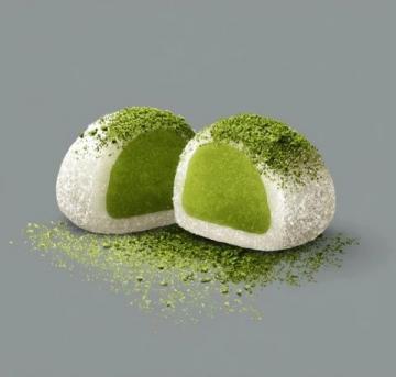 无需厨师机的美味:抹茶麻薯肉松包,柔软弹牙,简单易做!