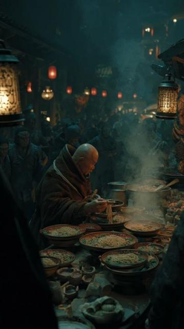 长春桂林胡同美食街夜色中热闹非凡