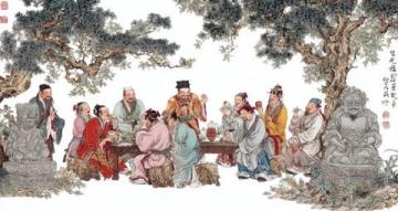 锦绣川河堤上的春日野餐记
