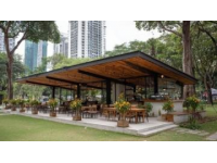 
都市露营餐厅：原木绿意中感受野趣美食之旅