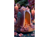 樱花水晶糕,春日凝萃的梦幻甜韵
