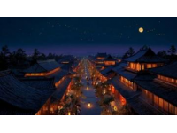 襄阳夜色下的古城秘韵