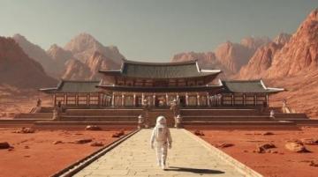 中午，顶着火红的大太阳，我们没有休息一下又继续参观游览的流程