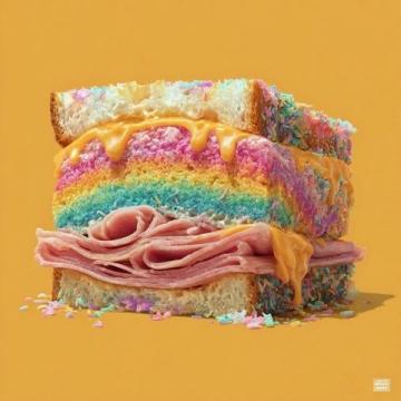 孩子制作出惊艳的美式三明治，令人垂涎欲滴!
