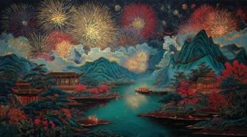 中缅边城:烟花绽放的异域梦境
