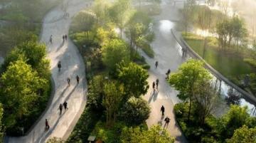 济南市森林公园东门下月竣工即将开放