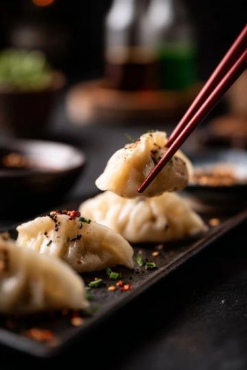 这里是超快手葱油饼,口感十足
