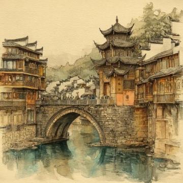 桂平古城“官桥”历史探寻:千年石拱桥的传奇与变迁
