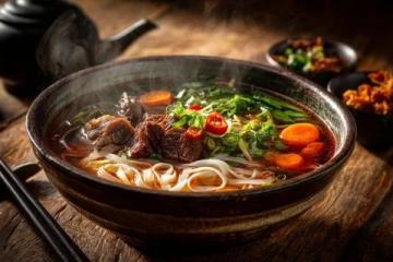 宝鸡流行的四川美食:成都麻辣肉饼与特色米线组合