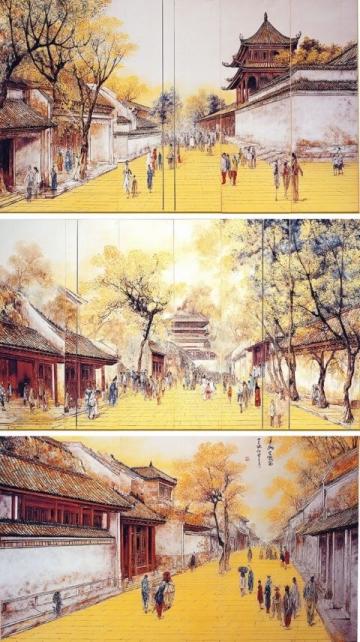 眉山市东坡水街穿越千年的诗意画卷