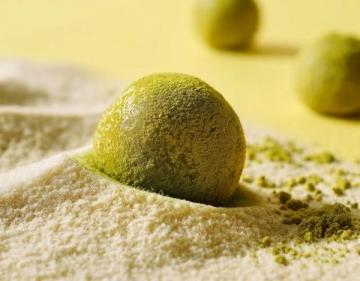无需厨师机的美味:抹茶麻薯肉松包,柔软弹牙,简单易做!