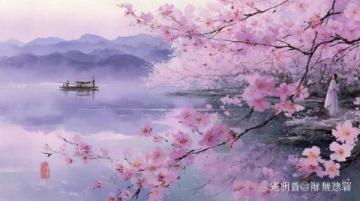 桃花湖度假水域风光,风格文案任你挑选
