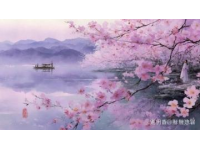桃花湖度假水域风光，风格文案任你挑选