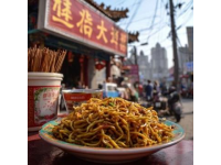 保定苏坨面粉自制手擀炸酱面，五花肉香其酱，丰衣足食家庭美食