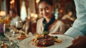 国庆假期打卡网红餐厅,遇见美食美景心情美美的