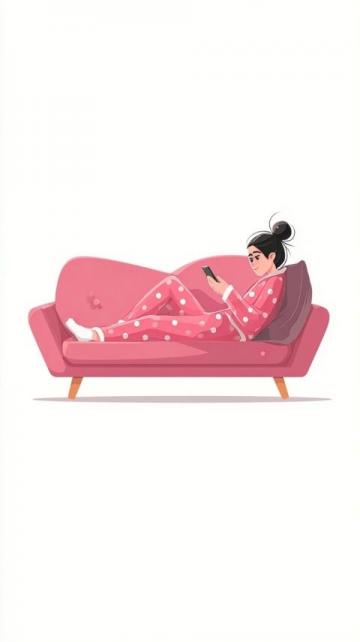 回家后的放松时光