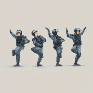 浙江海盐:女子订外卖迎来全副武装特警送达