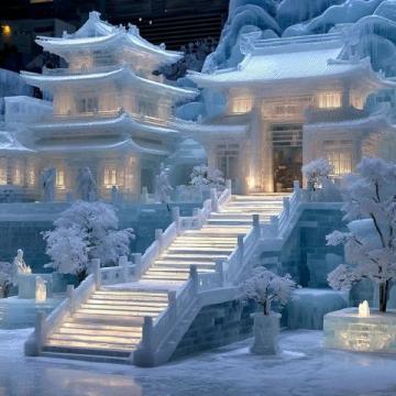 哈尔滨冰雪大世界将成为亚洲最大的冰雪主题公园,总面积达100万平方米