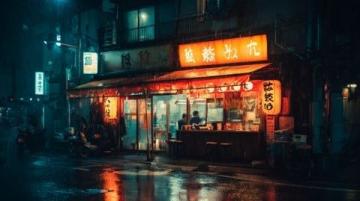雨中同安美食之旅:手机摄影捕捉缘分瞬间