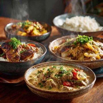 咖喱翅根的做法:香浓美食一锅端