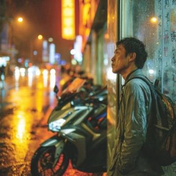 雨中同安美食之旅:手机摄影捕捉缘分瞬间