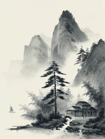 中国山水画的意境(只有中国人才懂的绝美意境,原来中国的山水画不是写意)