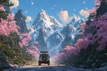 贵定金海雪山花开如画。