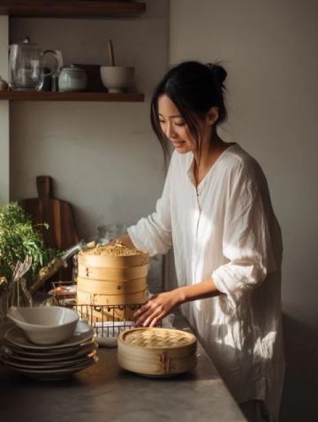 这里是超快手葱油饼,口感十足