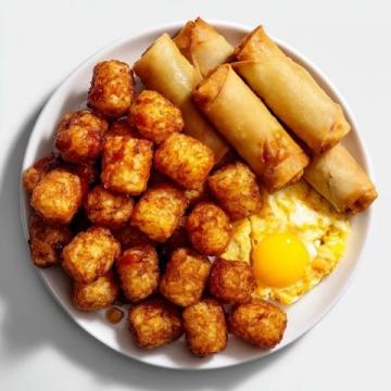 金黄诱人的洋芋粑粑(重庆美食洋芋粑粑)