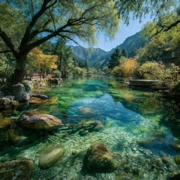 **九寨沟旅游攻略人间仙境,四季皆美**