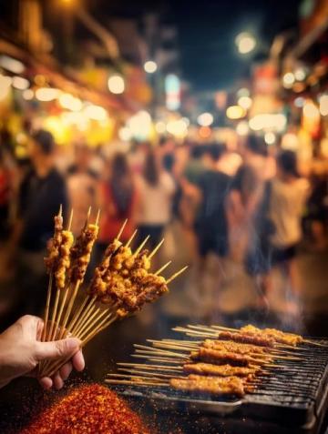 淄博烧烤舌尖上的狂欢之旅。