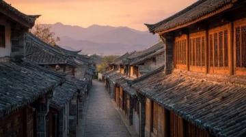 无需门票，感受眉山旁汉阳古镇的古朴风情与自然韵味