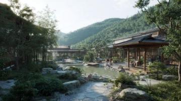 到高密城郊双羊镇云来山庄，品农家乐的野味盛宴