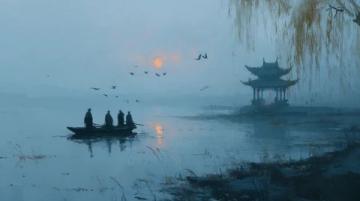 黎明六点,微光悄然洒落顺峰山公园的青云湖畔,湖水仿若被唤醒的精灵,泛起粼粼波光