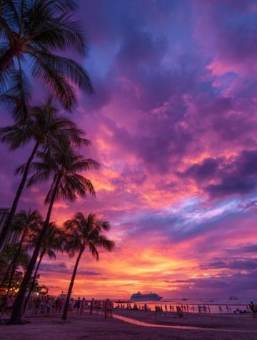 情人节在普吉岛邂逅绝美夕阳美景