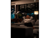 晚上下班后的悠闲时光