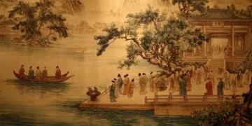 眉山市东坡水街穿越千年的诗意画卷