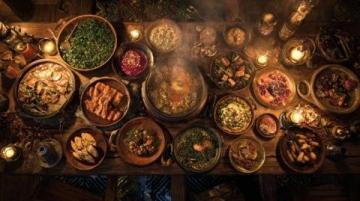 满桌美食惹人羡慕(满桌美食)
