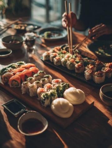 中国品尝日本风味的天妇罗佳肴
