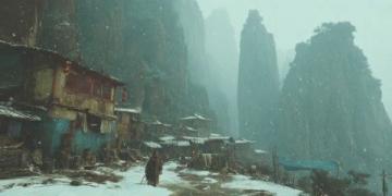 老城区西北角的山