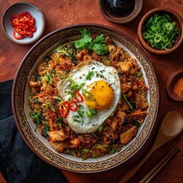 简单又美味:冬日必备章鱼丁炒饭做法详解
