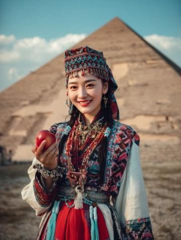 一名伊朗美女网红在游览桂林后,感慨万千的落泪了