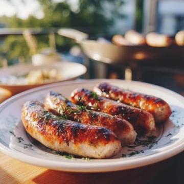 自制脆皮猪肉肠，外酥里嫩无添加更健康