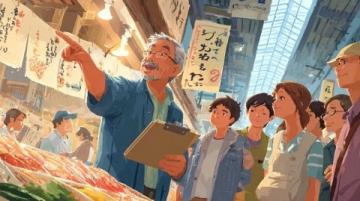 浙江舟山沈家门渔港夜排档之旅:品尝新鲜海鲜,感受地方特色